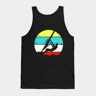 Surfing Surfboard Vintage Retro Tank Top